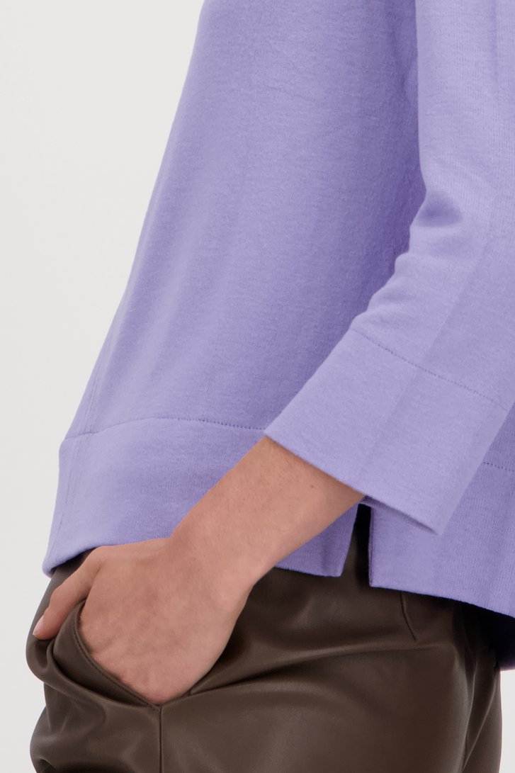 Pull violet doux et léger de Opus pour Femmes