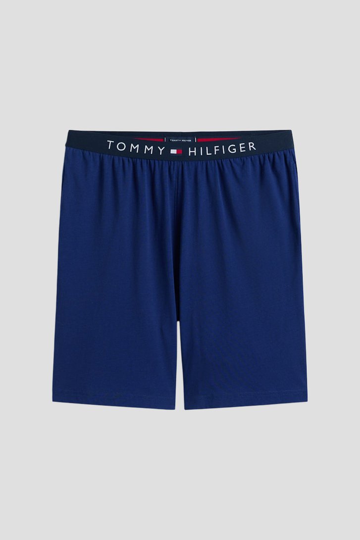 Photo produit 3 de Pyjama avec T-shirt bleu et short bleu marine de Tommy Hilfiger pour Hommes