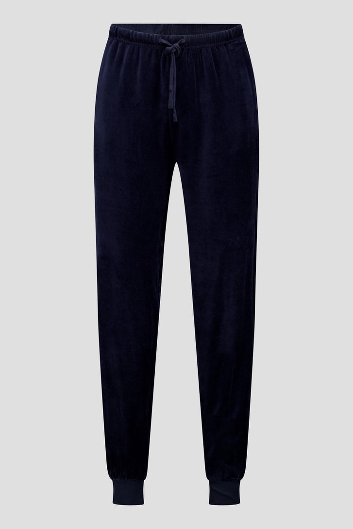 Photo produit 3 de Pyjama bleu en velours avec motif à rayures de Liberty Island pour Hommes