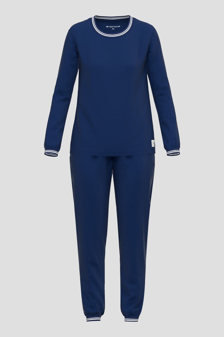 Pyjama bleu foncé de Tom Tailor pour Femmes