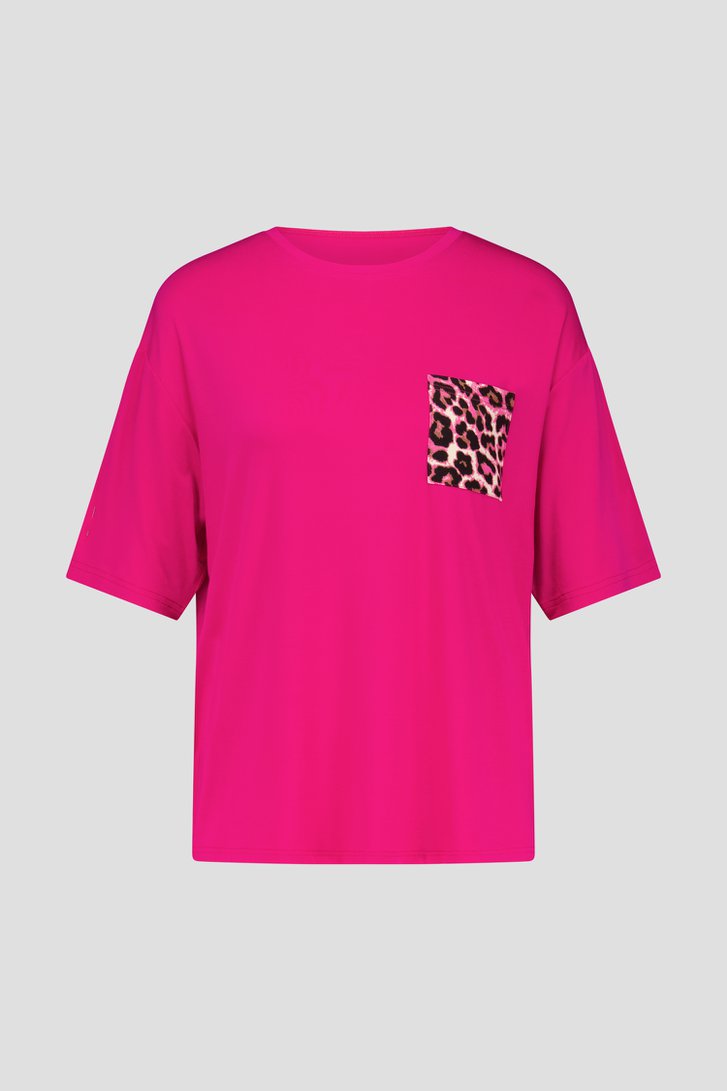 Pyjama rose avec imprimé léopard de Liberty Island pour Femmes