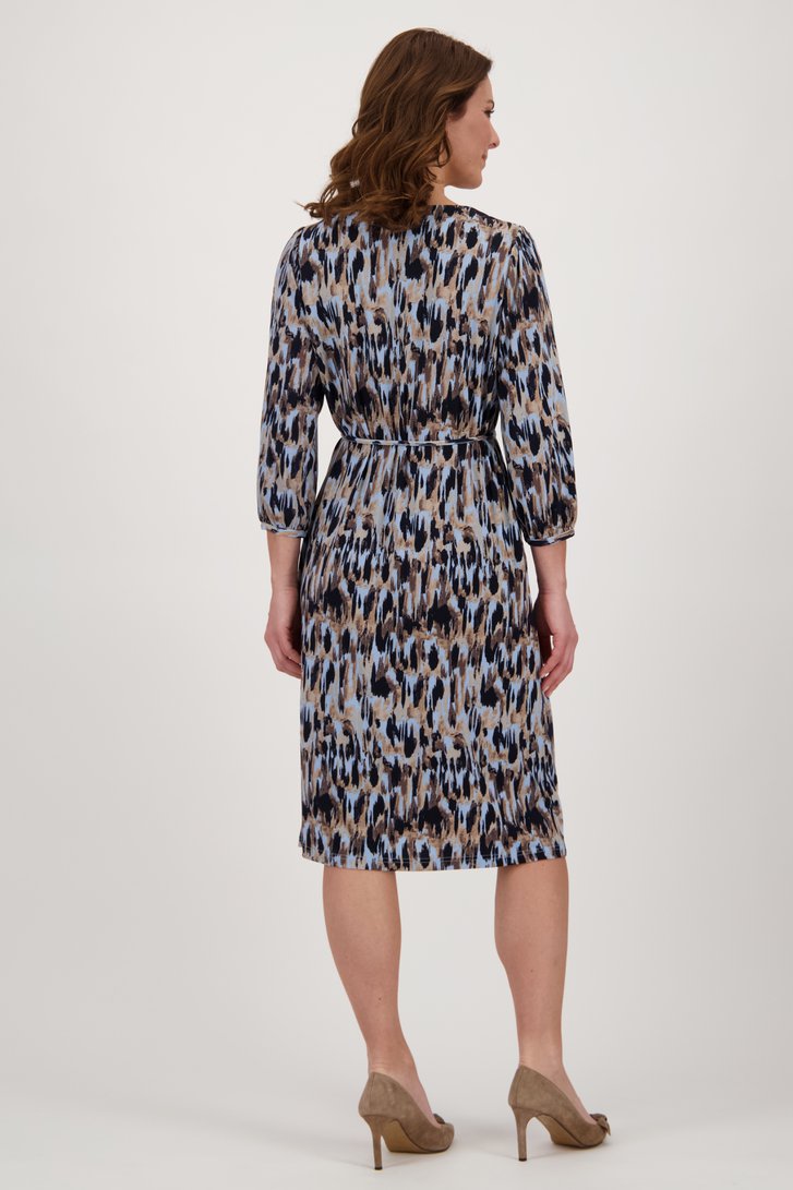 Robe bleu clair avec imprimé à pois de Signature pour Femmes