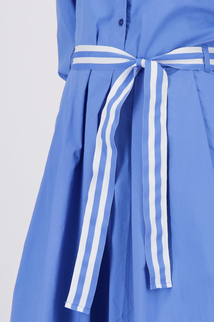 Robe bleue avec ceinture à nœud de More & More pour Femmes