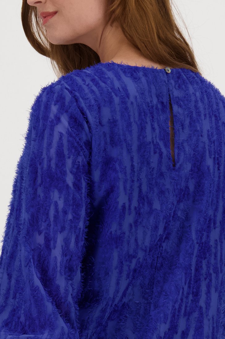 Robe bleue avec texture effilochée de JDY pour Femmes