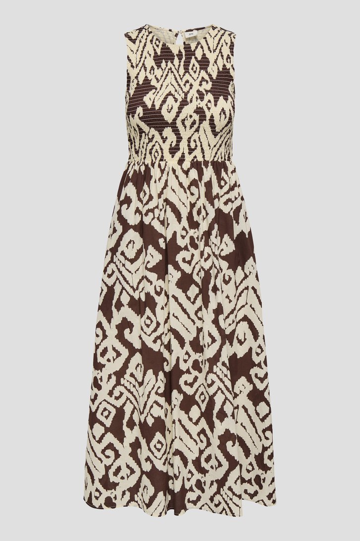 Photo produit 1 de Robe longue à imprimé beige-marron de JDY pour Femmes
