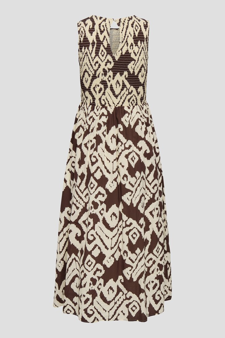 Photo produit 2 de Robe longue à imprimé beige-marron de JDY pour Femmes