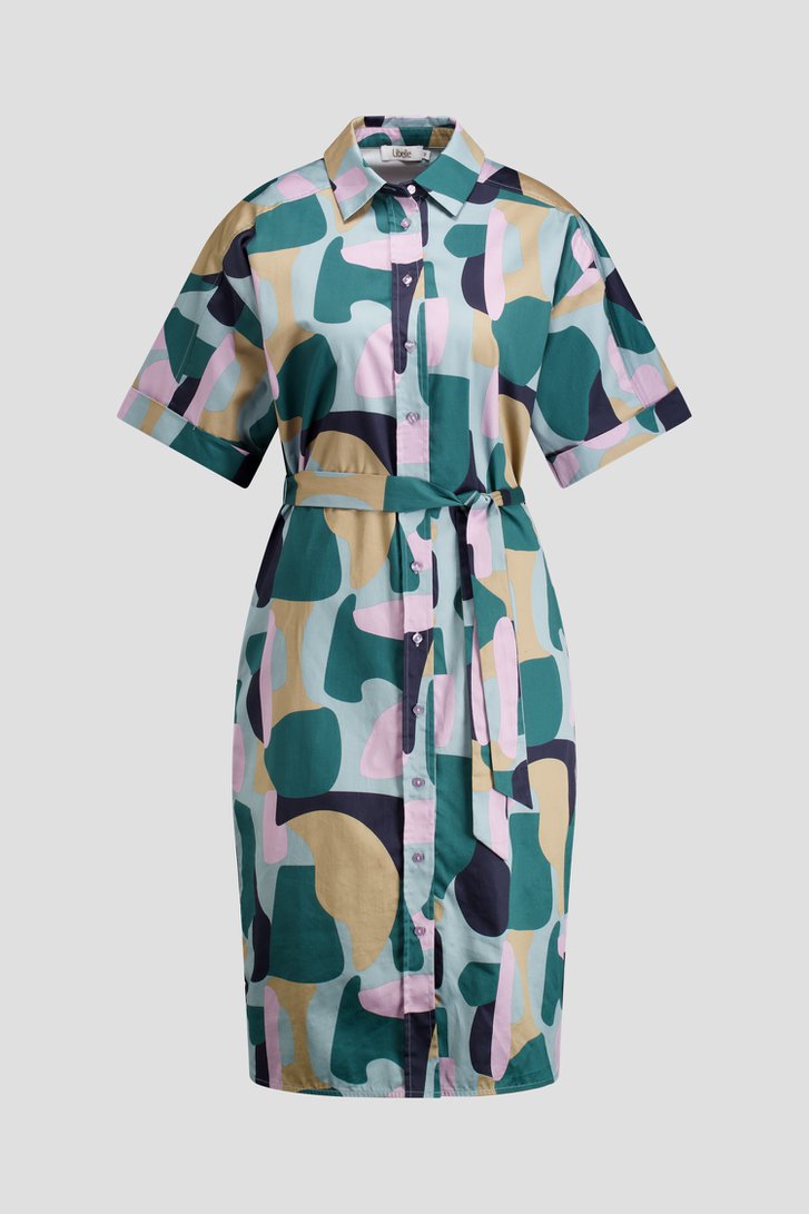 Photo produit 1 de Robe longue avec imprimé graphique coloré de Libelle pour Femmes