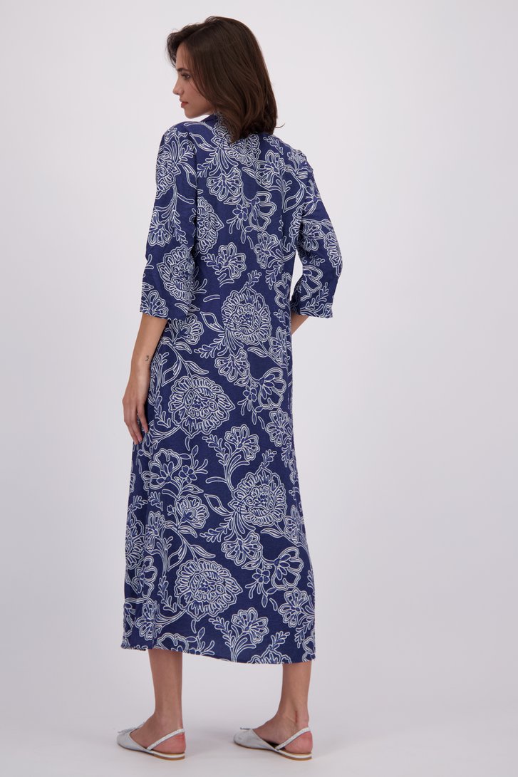 Le dos de Robe longue bleue à motif fleuri de JDY pour Femmes