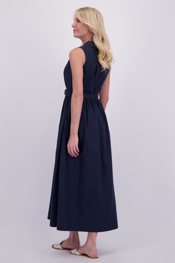 Le dos de Robe longue bleue de AC by Annelien Coorevits pour Femmes