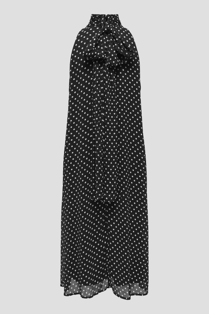 Photo produit 2 de Robe longue noire à pois de JDY pour Femmes