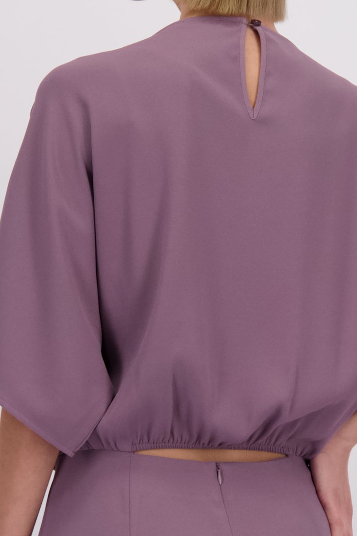 Détail de Robe longue violette de D'Auvry pour Femmes