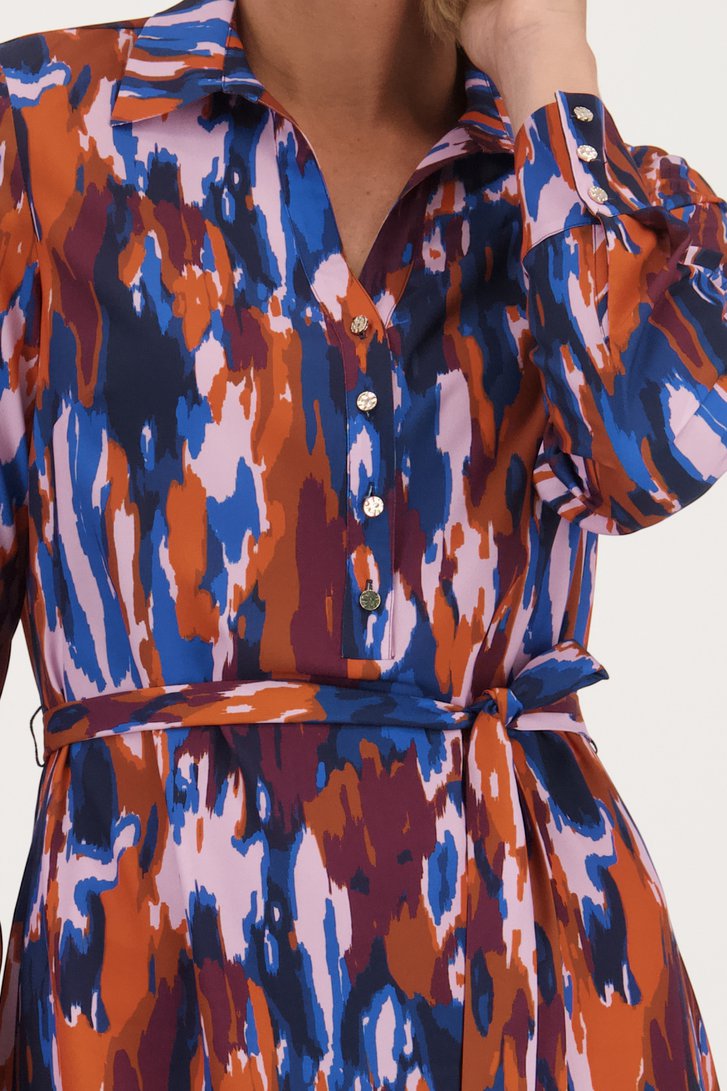 Robe mi-longue avec imprimé de Claude Arielle pour Femmes
