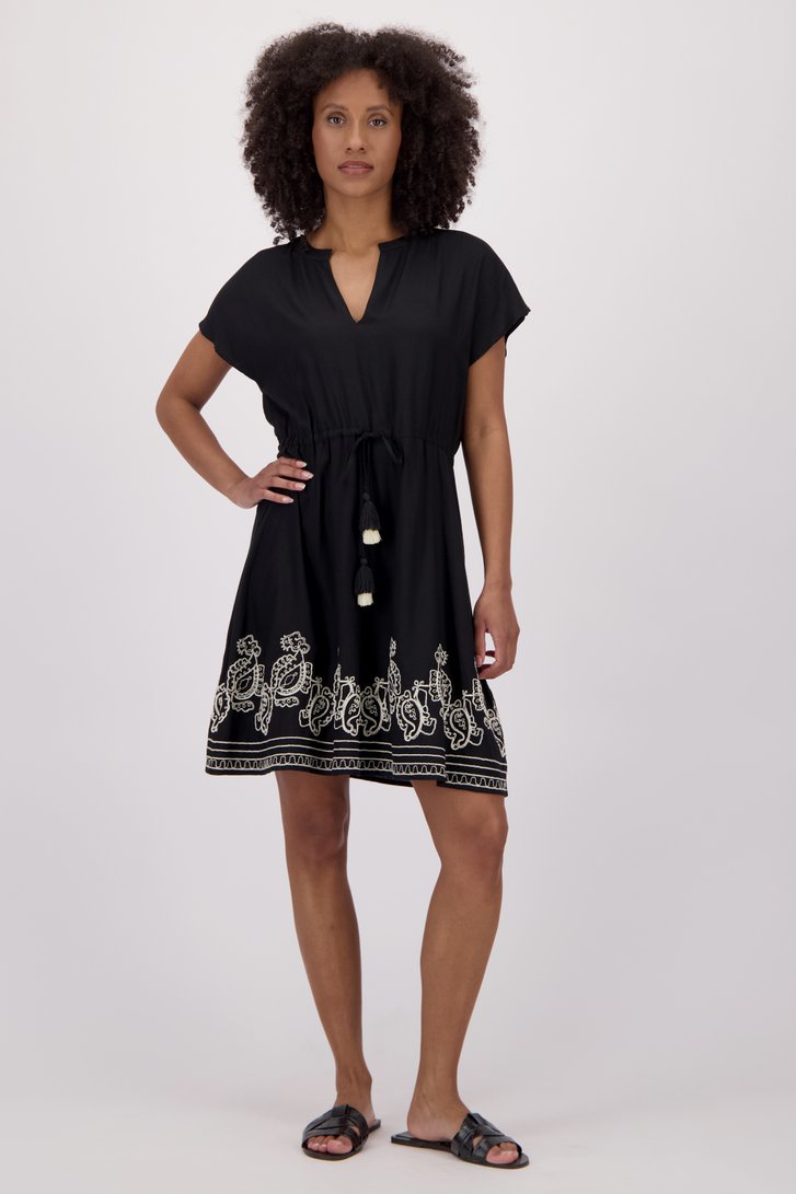 Robe noire avec motif brodé de JDY pour Femmes