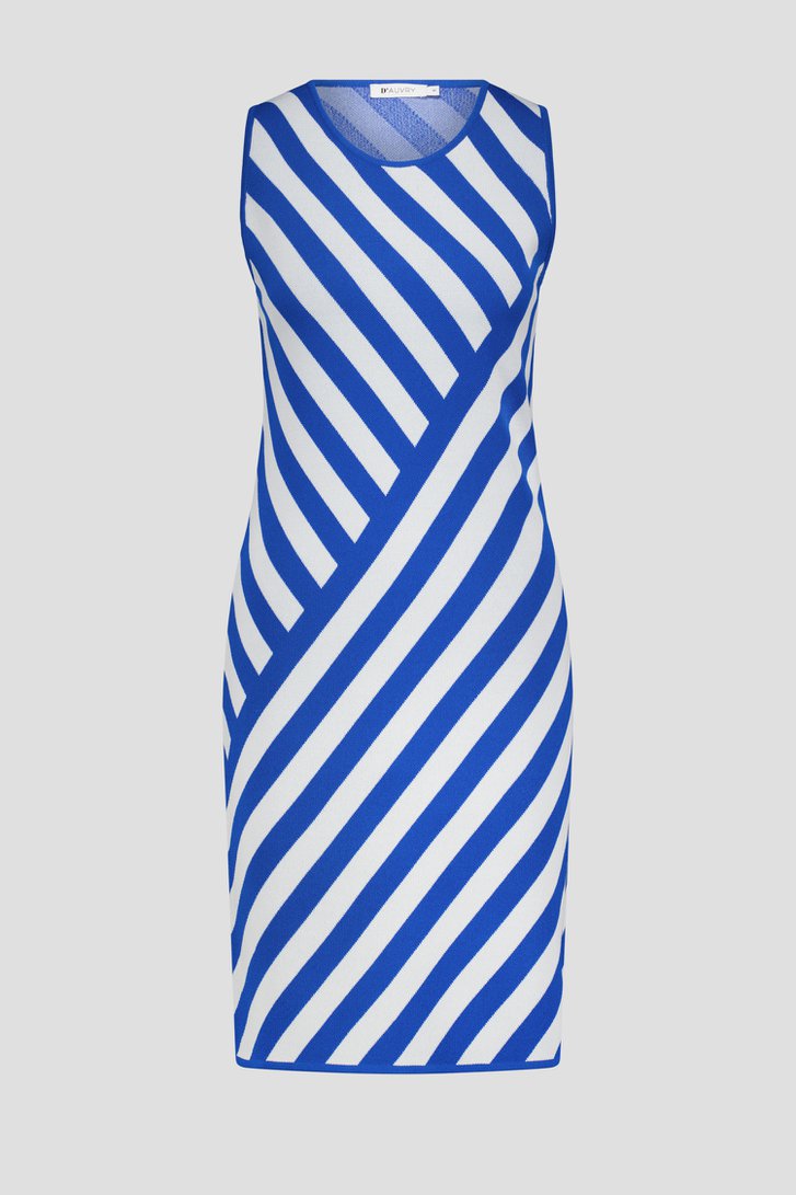 Robe rayée bleu/écru de D'Auvry pour Femmes