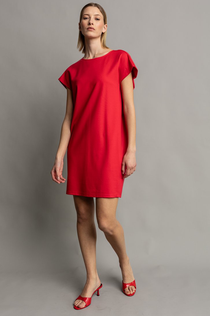 Photo supplémentaire 5 de Robe rouge à manches courtes de D'Auvry pour Femmes
