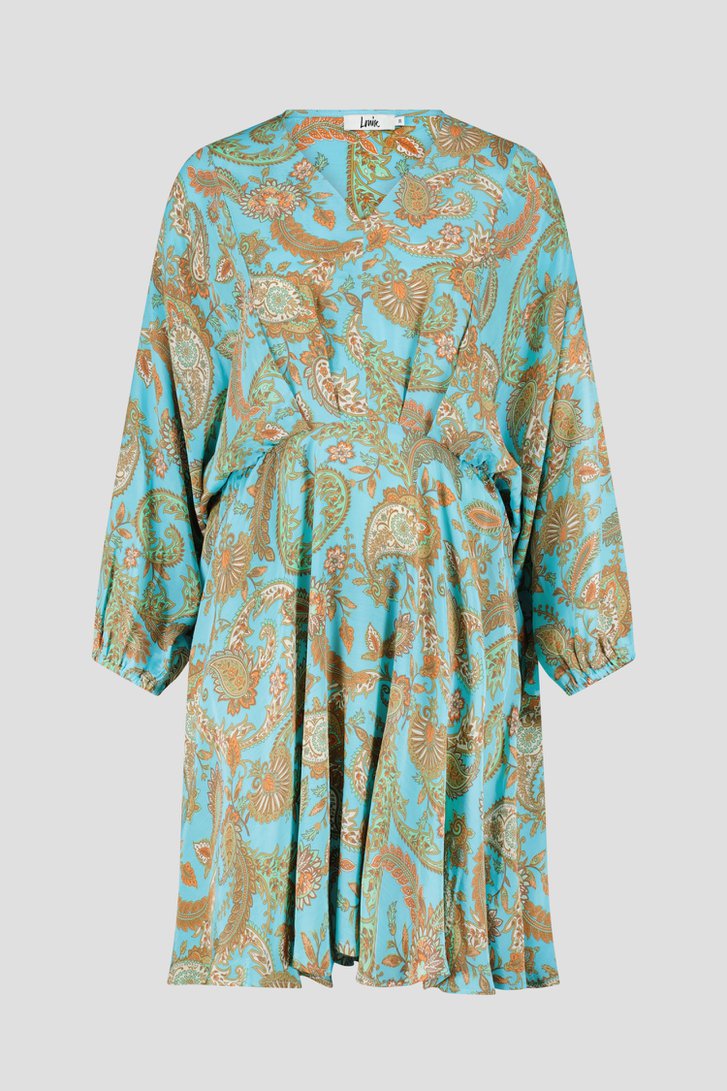 Robe turquoise à imprimé paisley de Louise pour Femmes