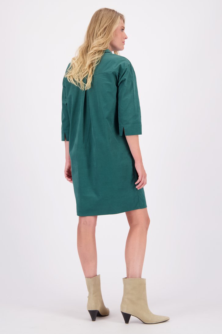 Le dos de Robe vert foncé à manches 3/4 de Liberty Loving nature pour Femmes