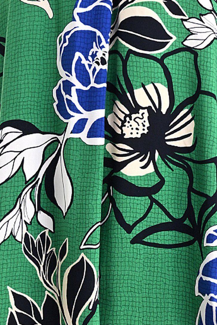 Robe verte à imprimé floral de Bicalla pour Femmes