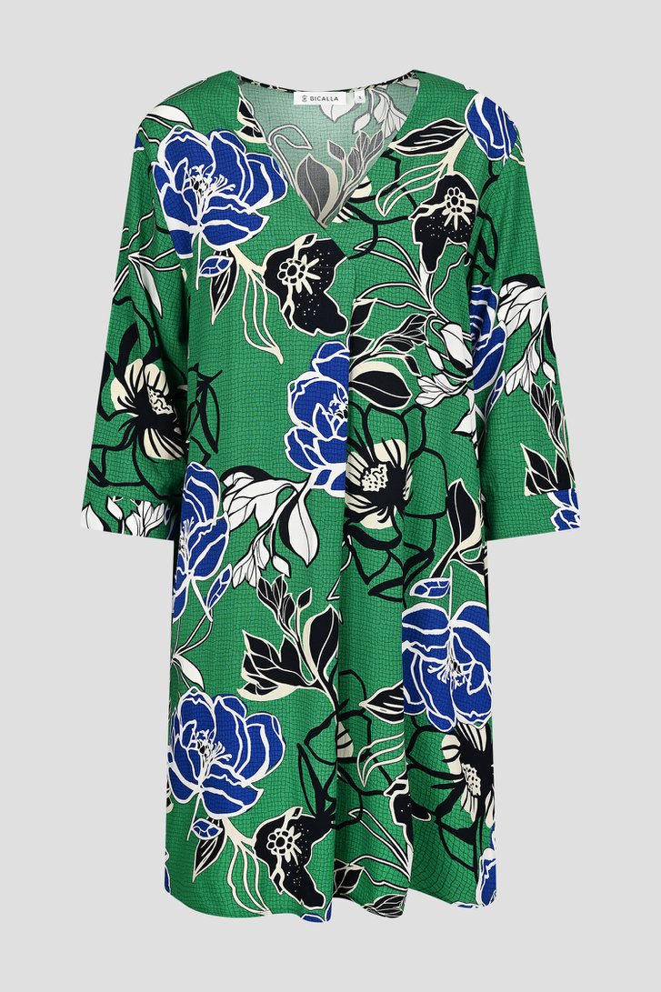 Robe verte à imprimé floral de Bicalla pour Femmes