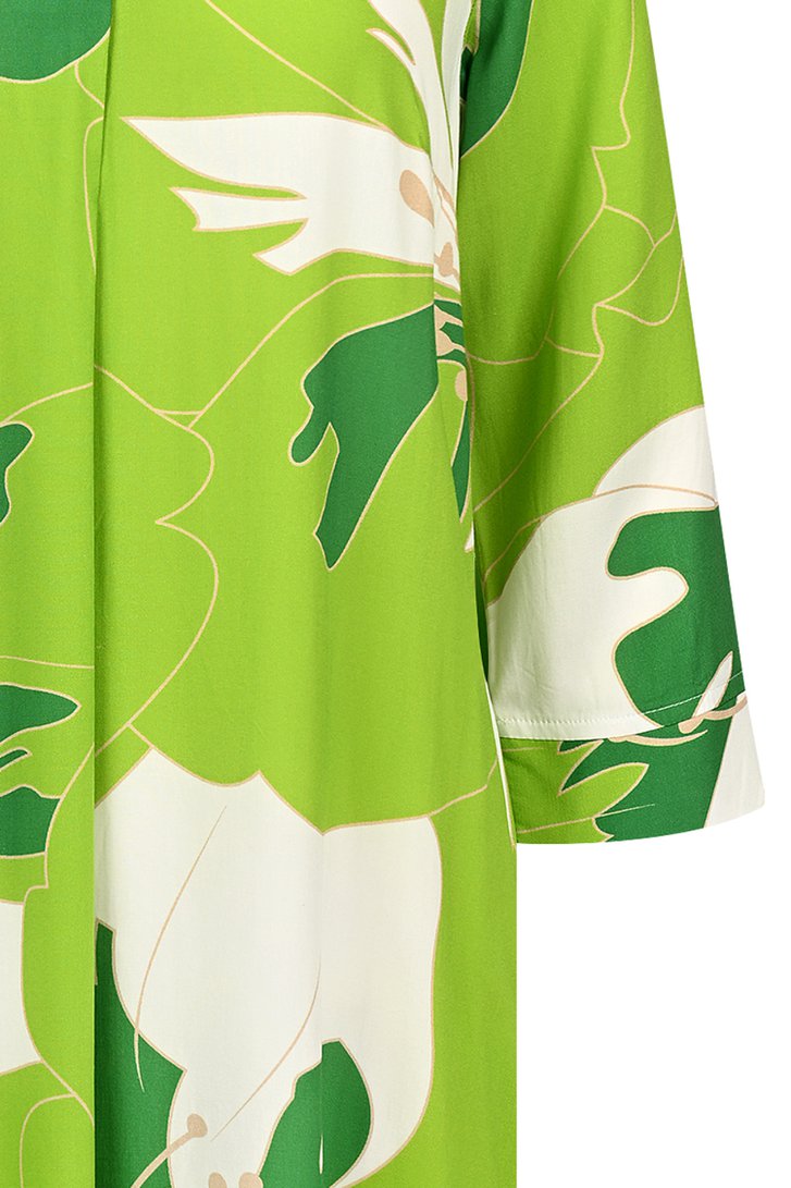 Robe verte imprimée de Bicalla pour Femmes