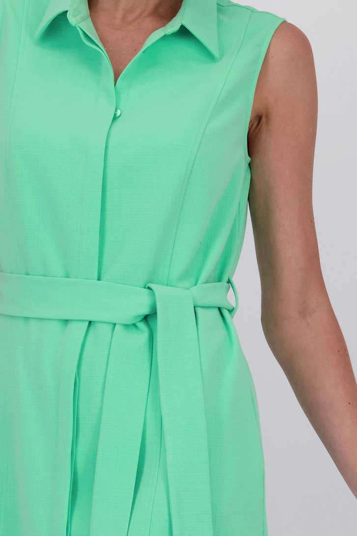 Robe verte sans manches de Claude Arielle pour Femmes
