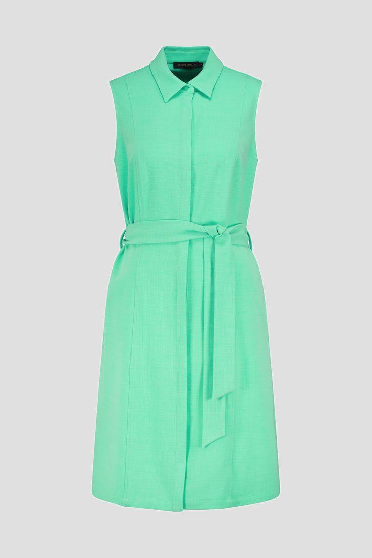 Robe verte sans manches de Claude Arielle pour Femmes