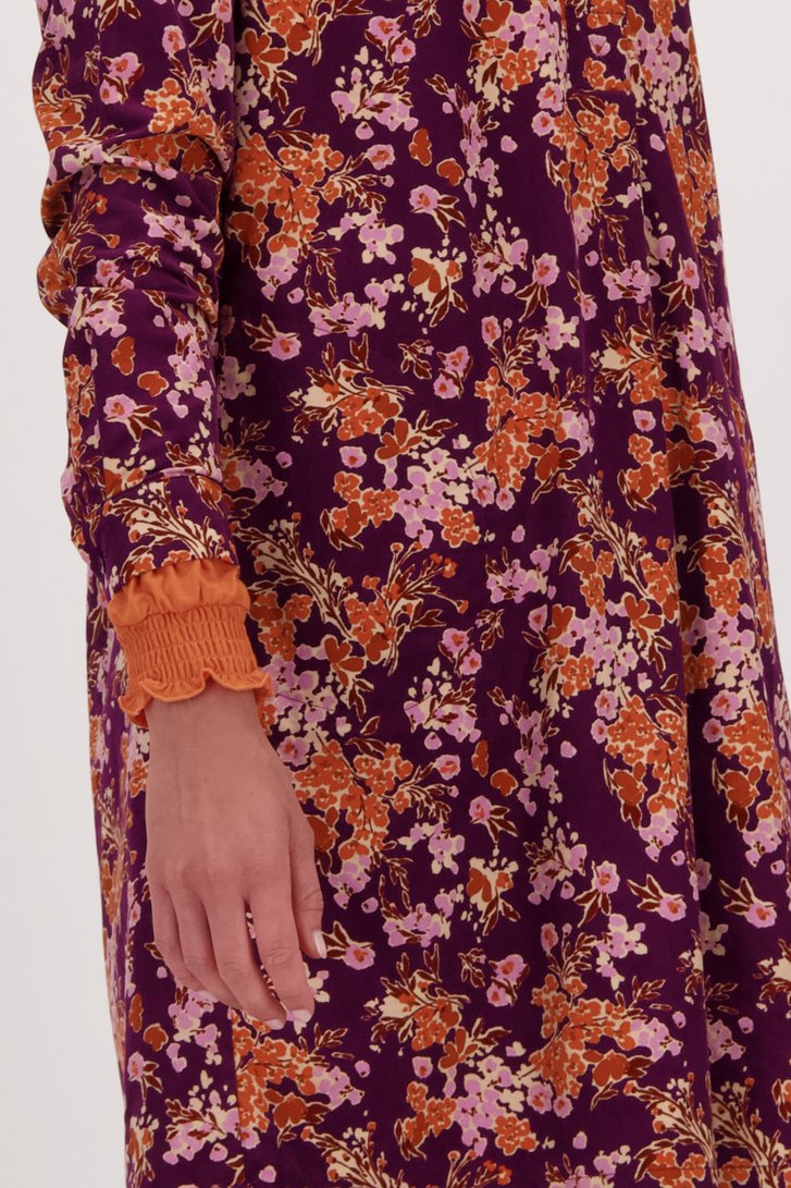 Robe violette à imprimé floral de Libelle pour Femmes