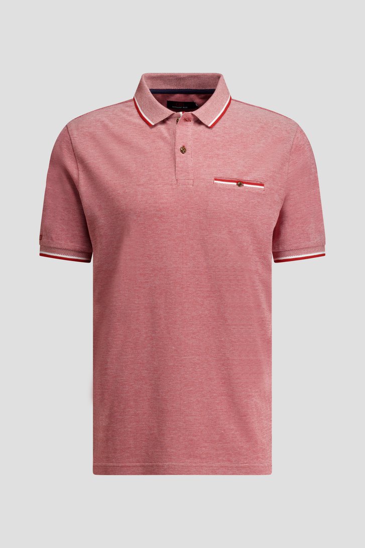 Productfoto 1 van Rode polo met korte mouwen door Dansaert Blue voor Heren