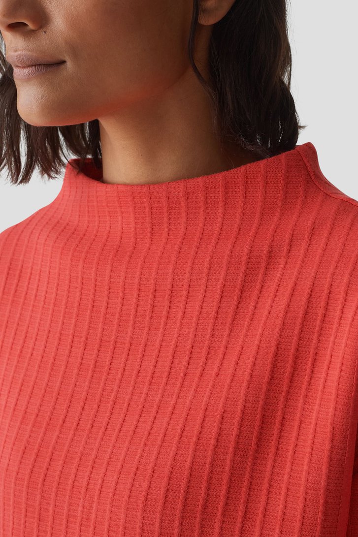 Rode trui met structuur van Opus voor Dames