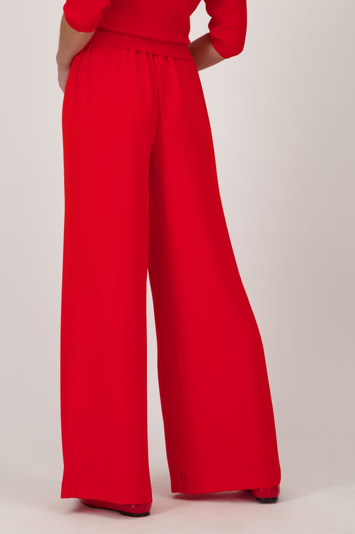Rode wijde broek van D'Auvry voor Dames