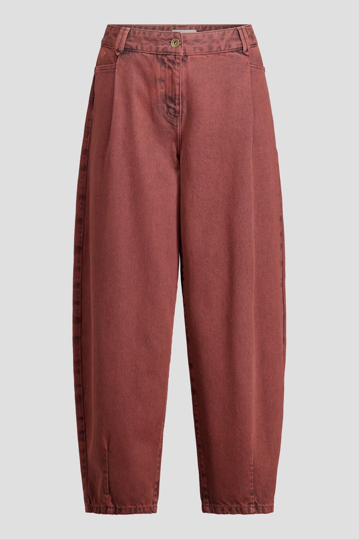 Productfoto 1 van Roestrode jeans- Barrel fit - 7/8 lengte  door Liberty Island Denim voor Dames