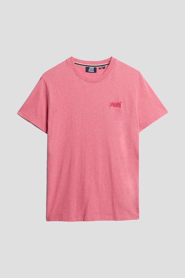 Productfoto 1 van Rood katoenen T-shirt door Superdry voor Heren