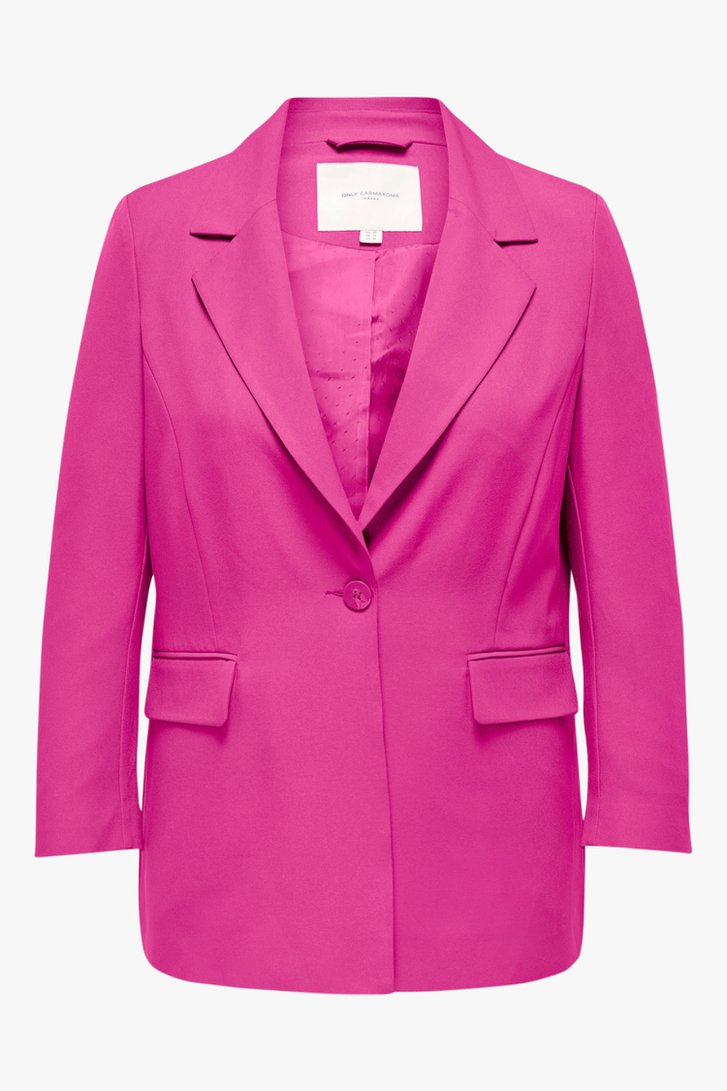 Roze blazer  van Only Carmakoma voor Dames