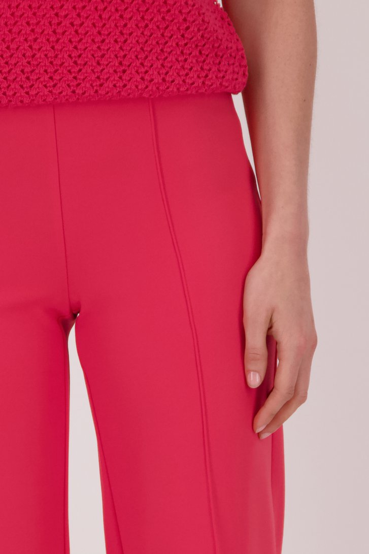 Roze broek met stretch van Liberty Island voor Dames