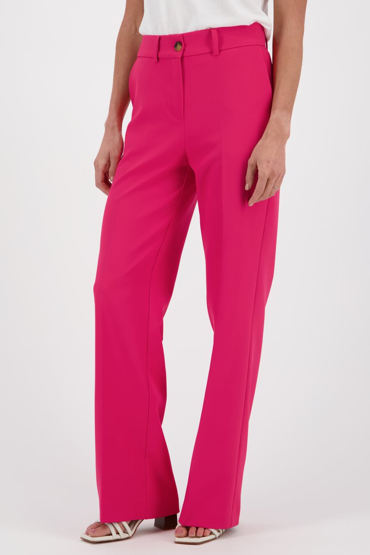 Roze geklede broek van Geisha voor Dames