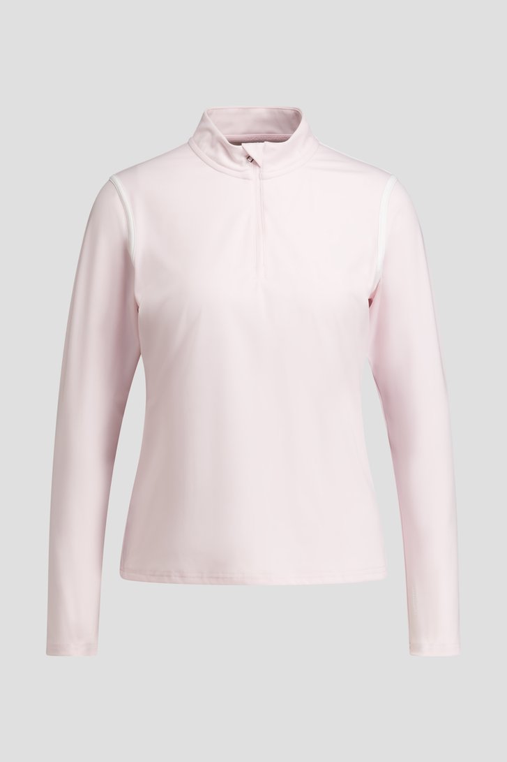 Productfoto 1 van Roze golftruitje met lange mouwen door Dansaert Golf Club voor Dames