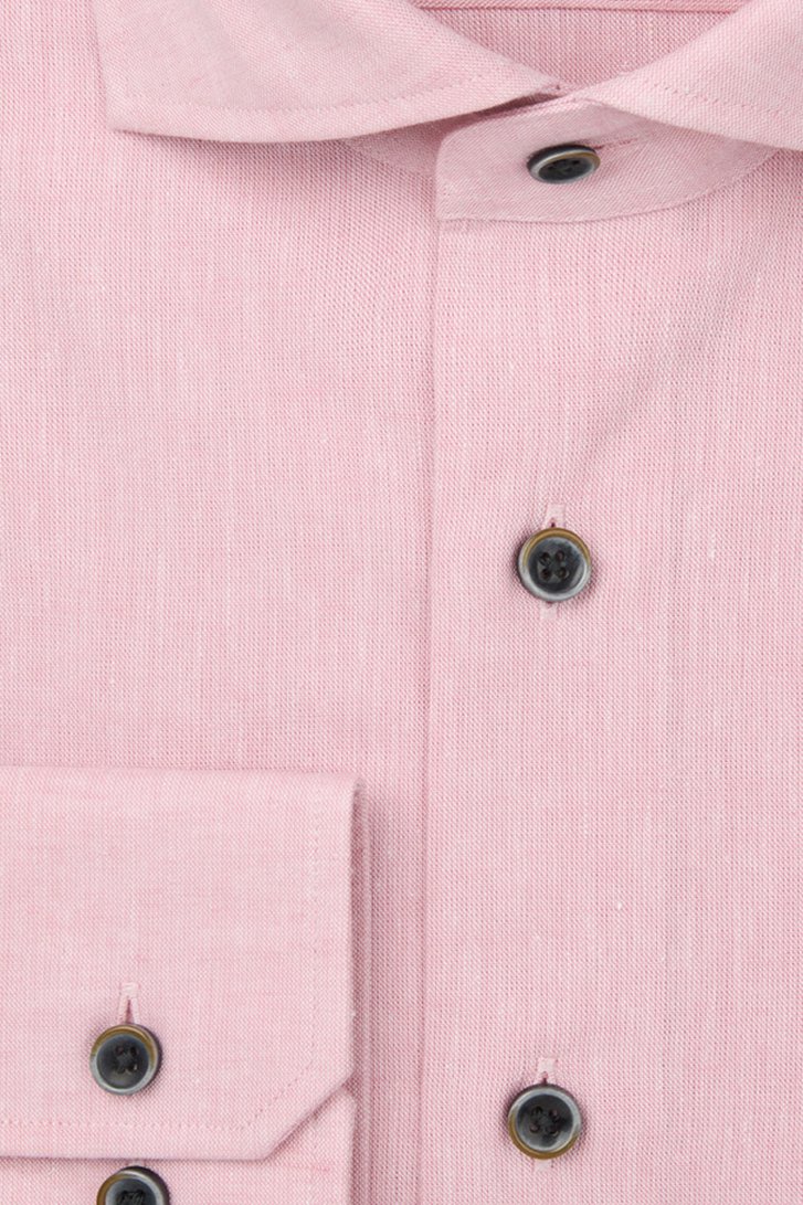 Detail van Roze hemd - Slim fit door Michaelis voor Heren