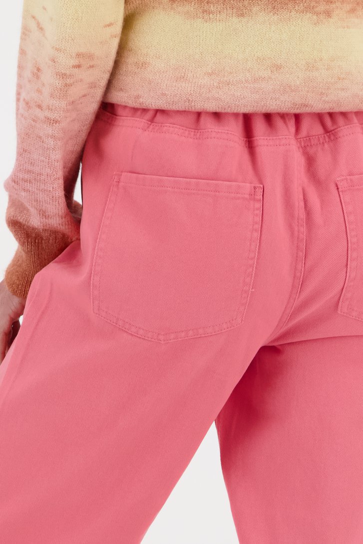 Roze high-waist broek met 7/8 lengte van JDY voor Dames