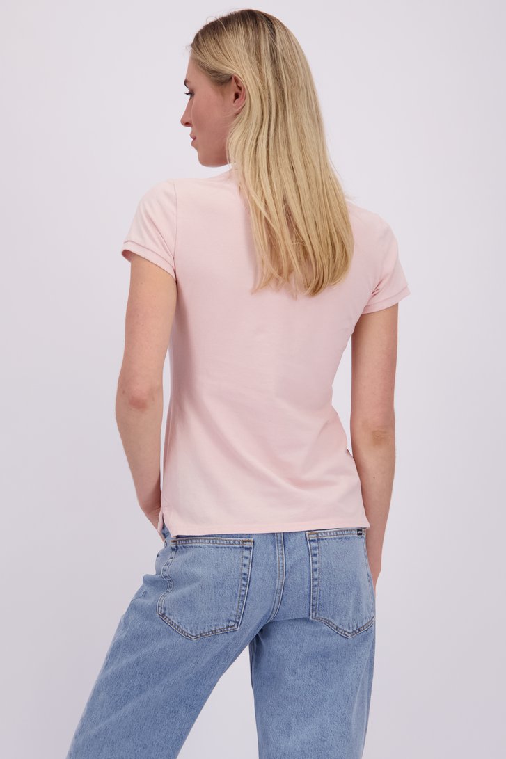 Achterkant van Roze polo met korte mouwen door Superdry voor Dames