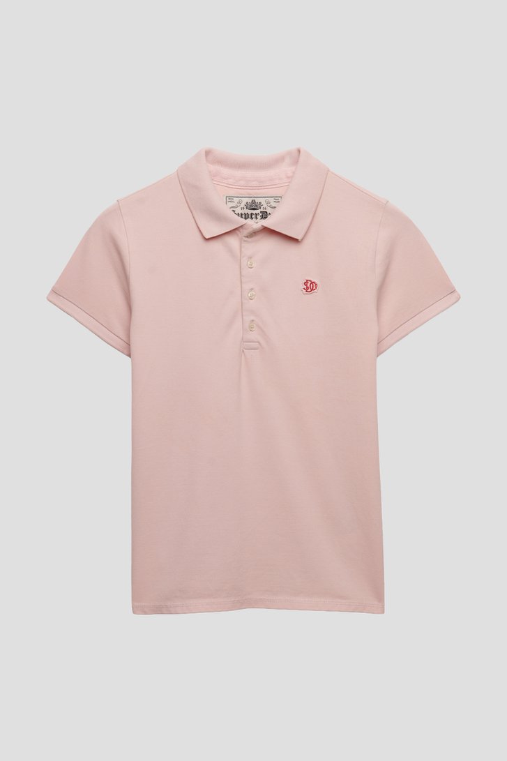 Productfoto 1 van Roze polo met korte mouwen door Superdry voor Dames