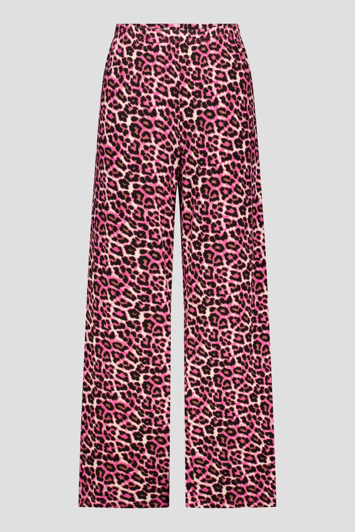 Roze pyjamaset met dierenprint van Liberty Island voor Dames