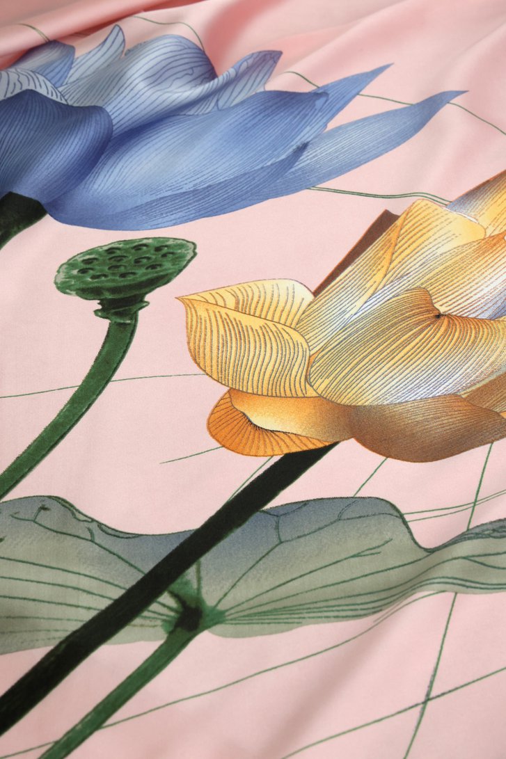 Productfoto 1 van Roze sjaaltje met bloemenprint door Modeno voor Dames