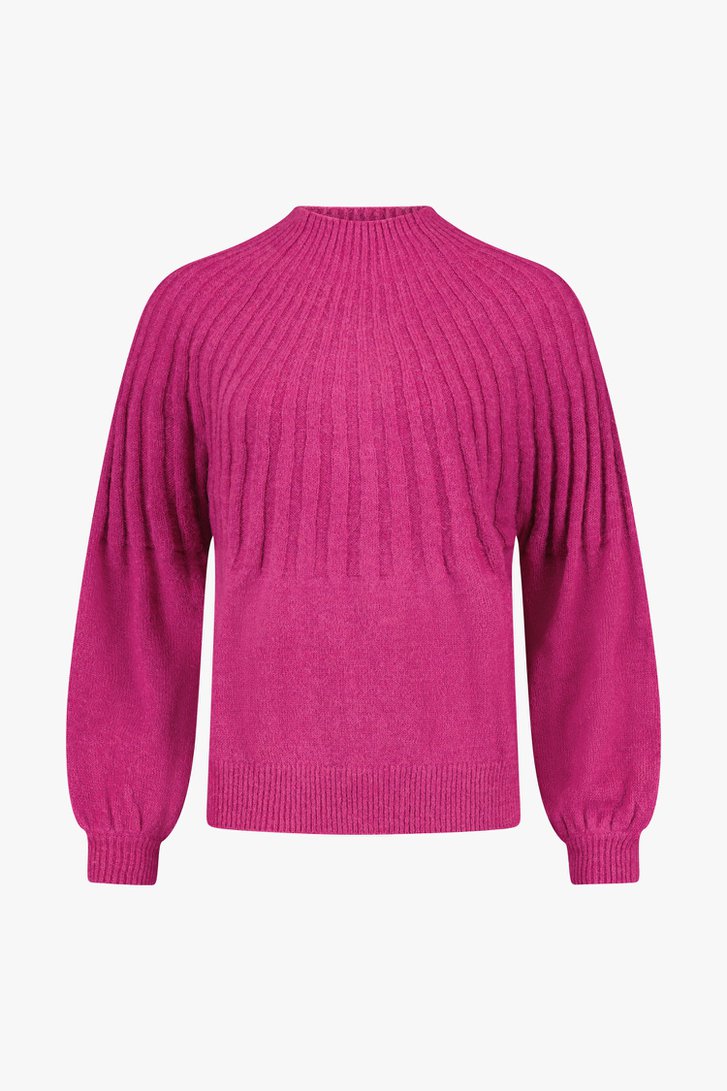 Roze trui met kraag van Libelle voor Dames