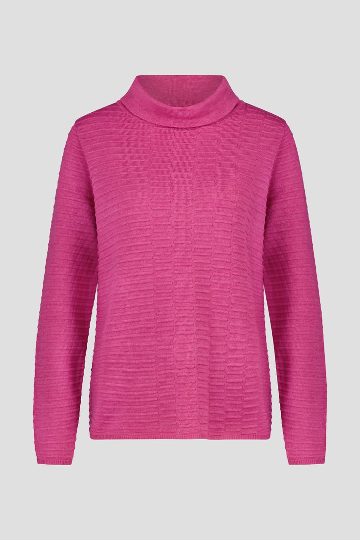 Roze truitje met rolkraag van Signature voor Dames