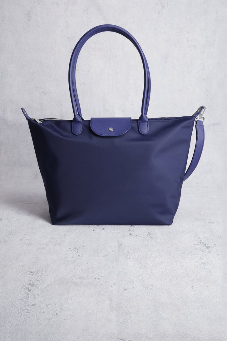 Sac à bandoulière bleu avec zip argenté de Liberty Island pour Femmes