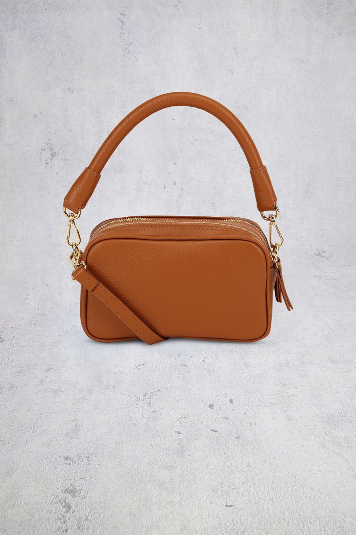 Détail de Sac à bandoulière en cuir marron de D'Auvry pour Femmes