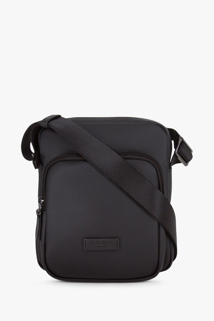 Sac à bandoulière noir de Hexagona pour Hommes