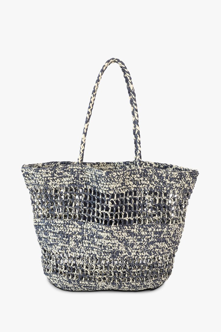 Sac à bandoulière tressé beige-bleu de Opus pour Femmes