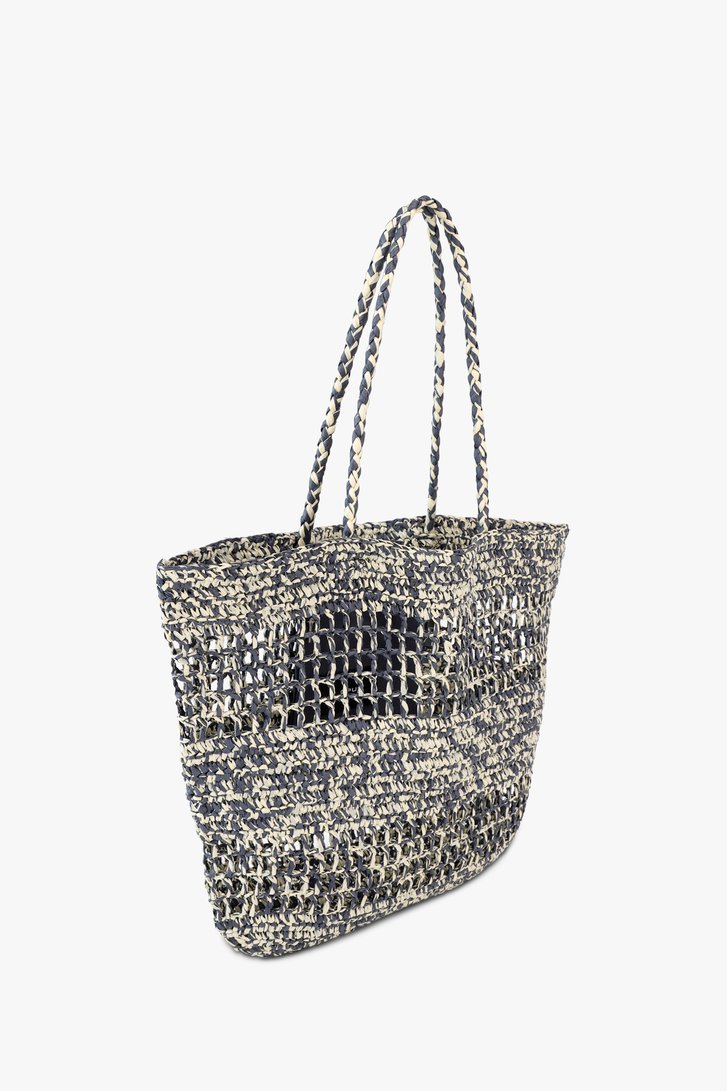 Sac à bandoulière tressé beige-bleu de Opus pour Femmes