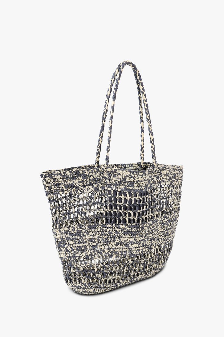 Sac à bandoulière tressé beige-bleu de Opus pour Femmes